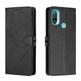 For Motorola Moto E20 Cow Texture Leather Phone Case(Black)