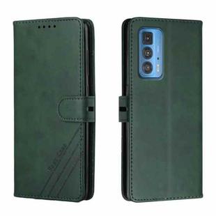 For Motorola Edge 20 Lite Cow Texture Leather Phone Case(Green)