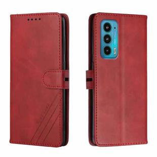 For Motorola Edge 20 Cow Texture Leather Phone Case(Red)
