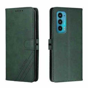 For Motorola Edge 20 Cow Texture Leather Phone Case(Green)