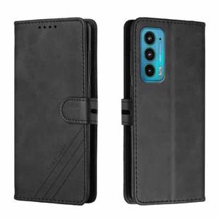 For Motorola Edge 20 Cow Texture Leather Phone Case(Black)