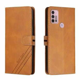 For Motorola Moto G Power 2022 Cow Texture Leather Phone Case(Yellow)