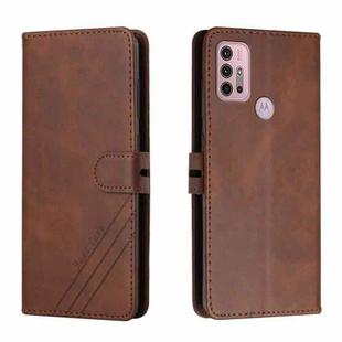 For Motorola Moto G31 / G41 Cow Texture Leather Phone Case(Brown)