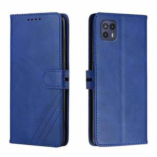 For Motorola Moto G50 5G Cow Texture Leather Phone Case(Blue)