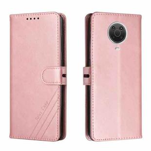 For Nokia G10 / G20 / G30 Cow Texture Leather Phone Case(Rose Gold)