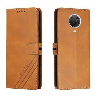 For Nokia G10 / G20 / G30 Cow Texture Leather Phone Case(Yellow)