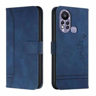 For Infinix Hot 11s Retro Skin Feel TPU + PU Leather Phone Case(Blue)