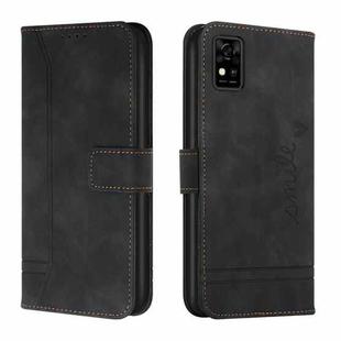 For ZTE Blade A31 Retro Skin Feel TPU + PU Leather Phone Case(Coffee)