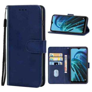Leather Phone Case For TCL 30 XE 5G(Blue)