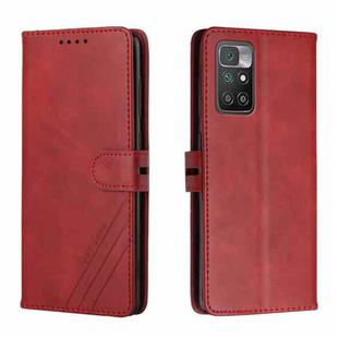 For Xiaomi Redmi 10 Cow Texture Leather Phone Case(Red)