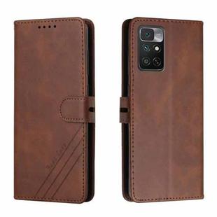 For Xiaomi Redmi Note 11 4G Cow Texture Leather Phone Case(Brown)