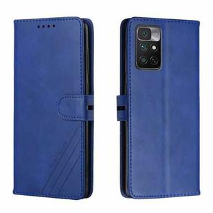 For Xiaomi Redmi Note 11 4G Cow Texture Leather Phone Case(Blue)