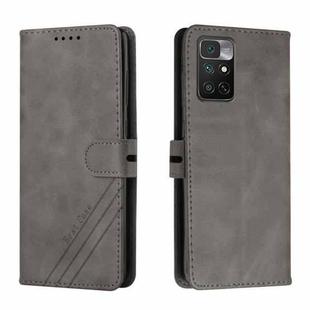 For Xiaomi Redmi Note 11 4G Cow Texture Leather Phone Case(Grey)