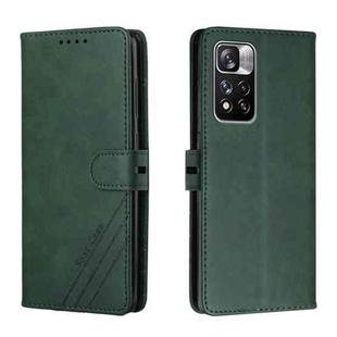 For Xiaomi Redmi Note 11 Pro Cow Texture Leather Phone Case(Green)