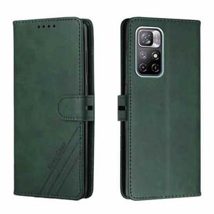 For Xiaomi Redmi Note 11 5G Cow Texture Leather Phone Case(Green)