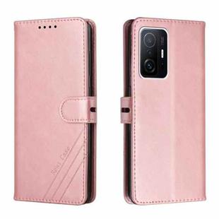 For Xiaomi 11T / 11T Pro Cow Texture Leather Phone Case(Rose Gold)