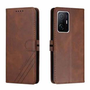 For Xiaomi 11T / 11T Pro Cow Texture Leather Phone Case(Brown)