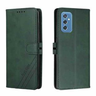 For Samsung Galaxy M52 5G Cow Texture Leather Phone Case(Green)