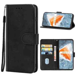 Leather Phone Case For vivo iQOO 9(Black)