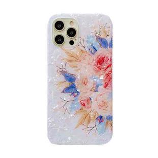 For iPhone 13 Pro Shell Texture TPU Phone Case (Rose)
