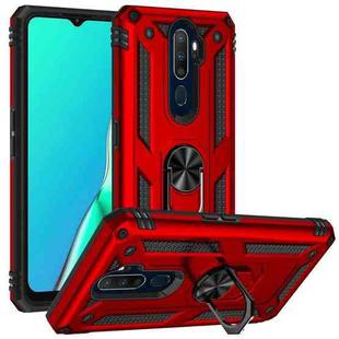 For OPPO A9 2020 Shockproof TPU + PC Phone Case(Red)