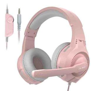 Anivia A11 3.5mm Wired Gaming Headset with Microphone(Pink)