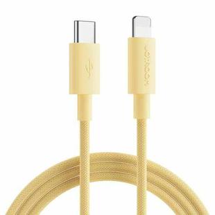 JOYROOM S-1024M13 20W PD Type-C / USB-C to 8 Pin Fast Charging Cable, Length:1m(Yellow)