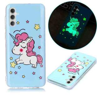 For Samsung Galaxy A13 5G Luminous TPU Protective Phone Case(Star Unicorn)