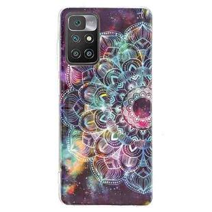 For Xiaomi Redmi 10 Luminous TPU Protective Phone Case(Mandala Flower)