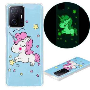 For Xiaomi 11T / 11T Pro Luminous TPU Protective Phone Case(Star Unicorn)