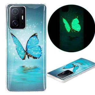 For Xiaomi 11T / 11T Pro Luminous TPU Protective Phone Case(Butterfly)