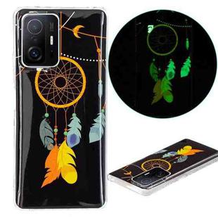 For Xiaomi 11T / 11T Pro Luminous TPU Protective Phone Case(Black Wind Chimes)