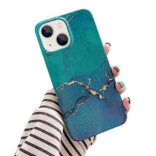 Glitter Marble Phone Case For iPhone 13(Dark Green Glitter)