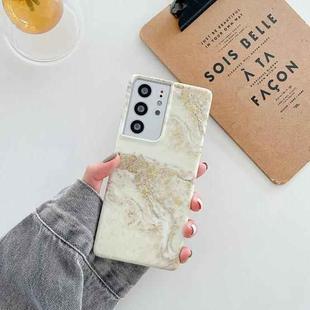 For Samsung Galaxy S22 5G Glitter Marble Phone Case(Grey Platinum)