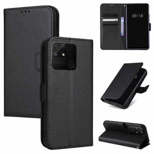 For OPPO Realme Narzo 50A Diamond Texture Leather Phone Case(Black)