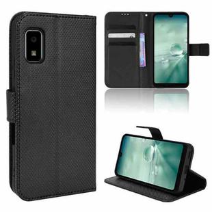 For Sharp Aquos Wish Diamond Texture Leather Phone Case(Black)