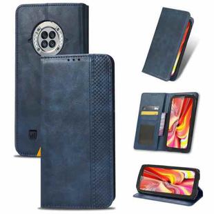 For Doogee S96 Pro Magnetic Buckle Retro Texture Leather Phone Case(Blue)