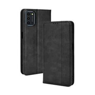 For Oukitel K9 Pro Magnetic Buckle Retro Texture Leather Phone Case(Black)