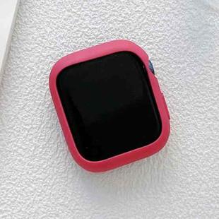 TPU Candy Color Watch Case For Apple Watch Series 8 / 7 41mm(Rose Red)
