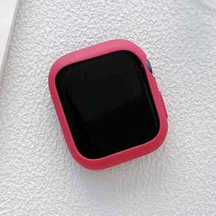 TPU Candy Color Watch Case For Apple Watch Series 8 / 7 45mm(Rose Red)