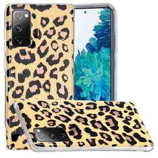 For Samsung Galaxy A03s 166mm EU Version Electroplating TPU Protective Phone Case(Leopard Texture)