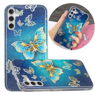 For Samsung Galaxy A13 Electroplating TPU Protective Phone Case(Butterflies)