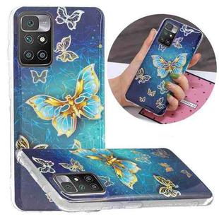 For Xiaomi Redmi 10 Electroplating TPU Protective Phone Case(Butterflies)