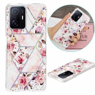 For Xiaomi 11T / 11T Pro Electroplating TPU Protective Phone Case(Rose)