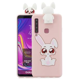 For Galaxy A920 Cartoon Shockproof TPU Protective Case with Holder(Rabbit)