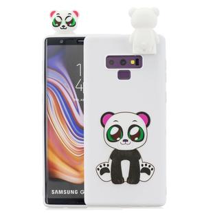 For Galaxy Note 9 Cartoon Shockproof TPU Protective Case with Holder(Panda)