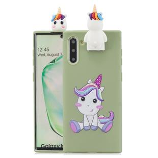 For Galaxy Note 10 Cartoon Shockproof TPU Protective Case with Holder(Unicorn)