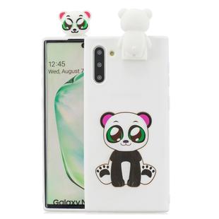For Galaxy Note 10 Cartoon Shockproof TPU Protective Case with Holder(Panda)