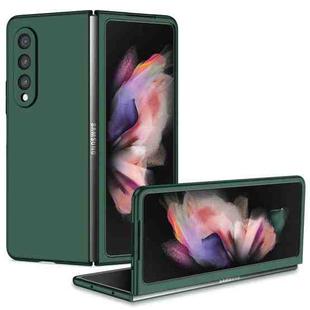 For Samsung Galaxy Z Fold3 5G Armor Foldable Phone Case(Dark Green)