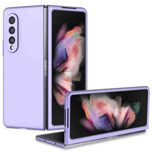 For Samsung Galaxy Z Fold3 5G Armor Foldable Phone Case(Purple)